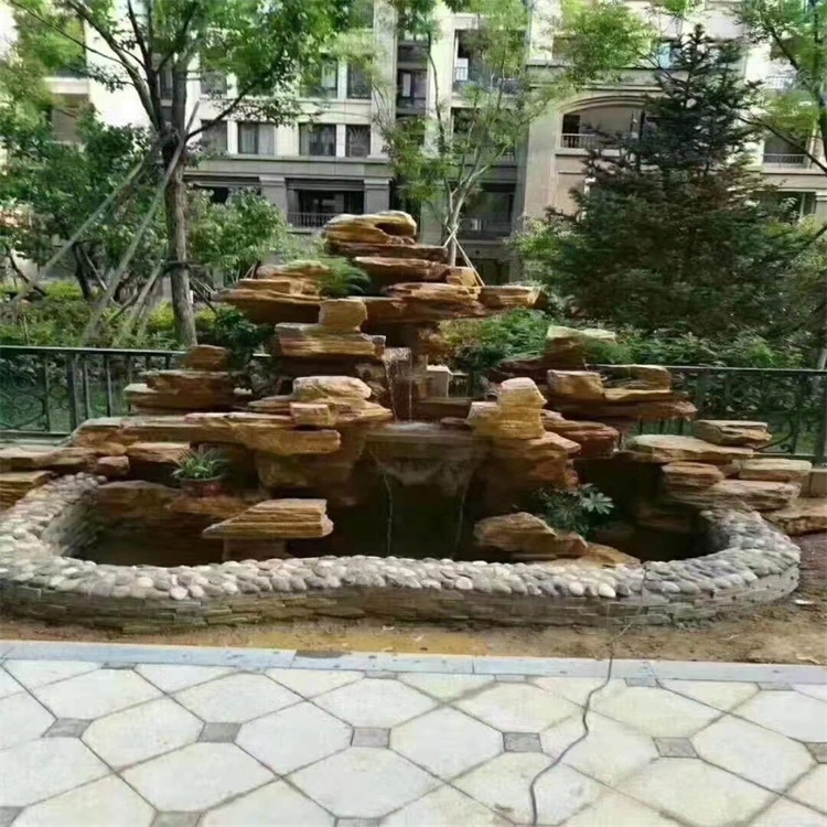 芦淞庭院假山鱼池设计方案
